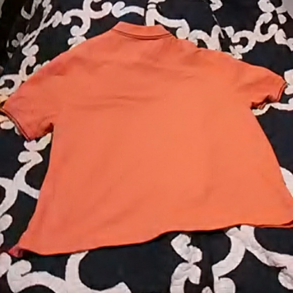 Coral and Navy blue John Bartlett 3 button shirt - Picture 4 of 4